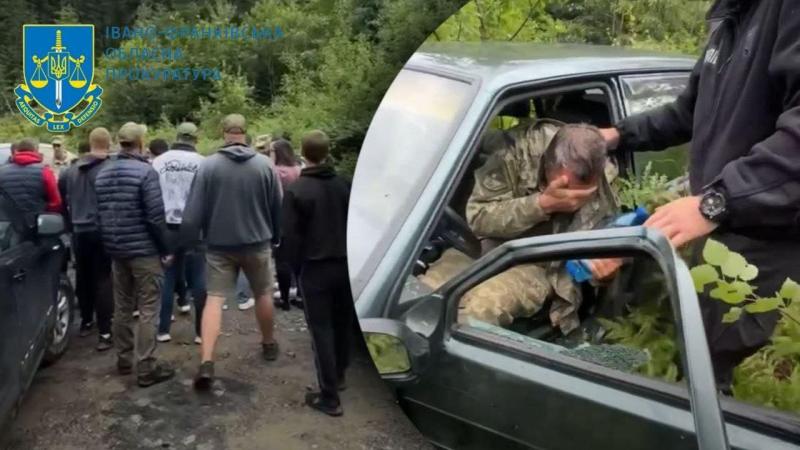 Дев'ять жителів Прикарпаття напали на військового, який служить у РТЦК та СП.